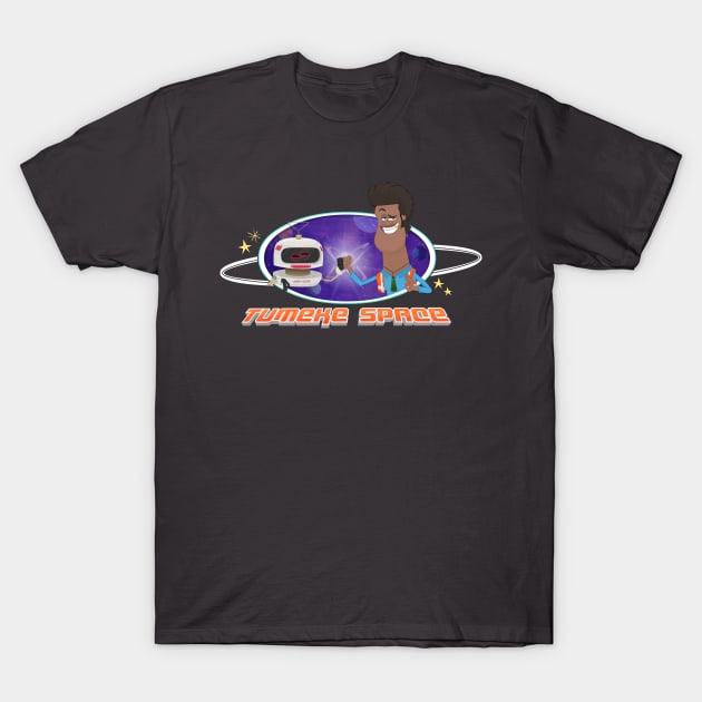 Tumeke Space Fistbump T-Shirt by mukpuddy